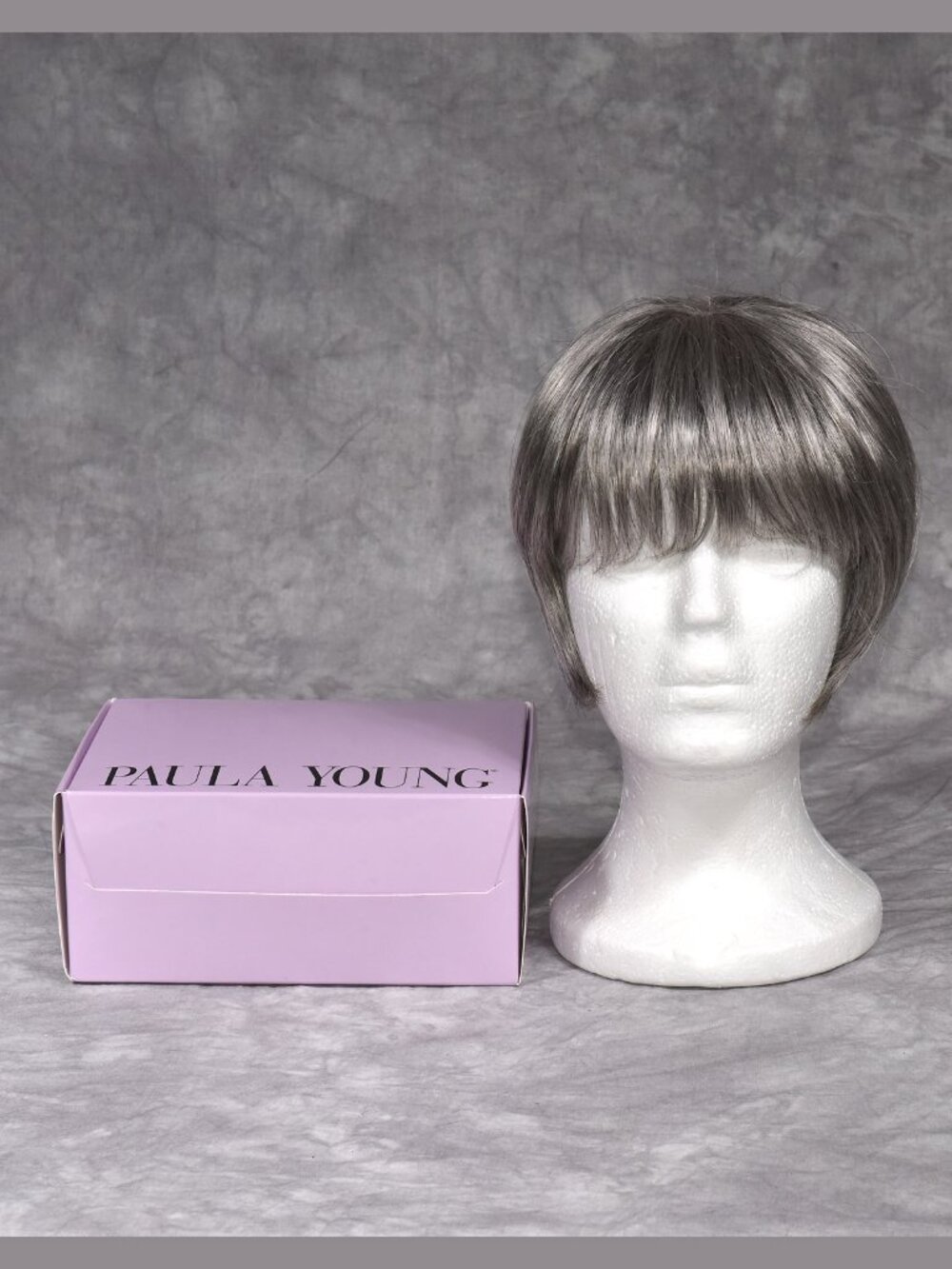 Short Length WhisperLite Paula Young Topper Hair Piece Color 51 Salt and Pepper